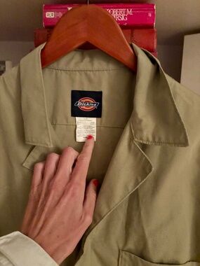 dickies jumpsuit one piece short sleeve-large